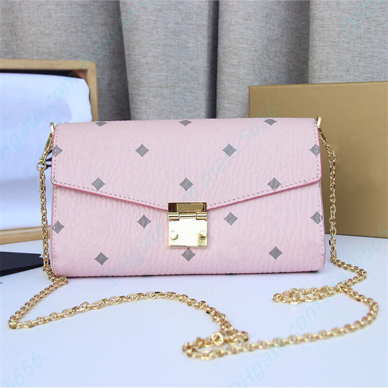 High quality Chain shoulder Cross Body Shoulders bag Fashion style printing handbags lock catch Envelope bags Evening Bags Clutch totes hobo purses wallet