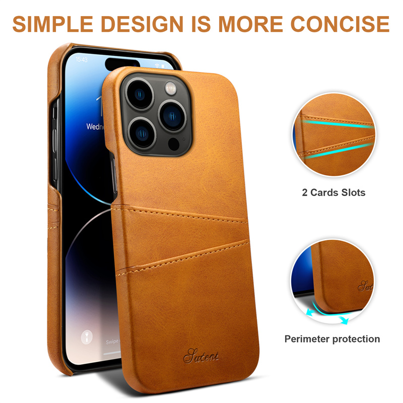 Wallet Card Slot Bag Mobile Phone Leather Case voor iPhone 7 8 6 6s 14 plus 13 12 Mini 11 XS 14 Pro Max Back Protective Shell