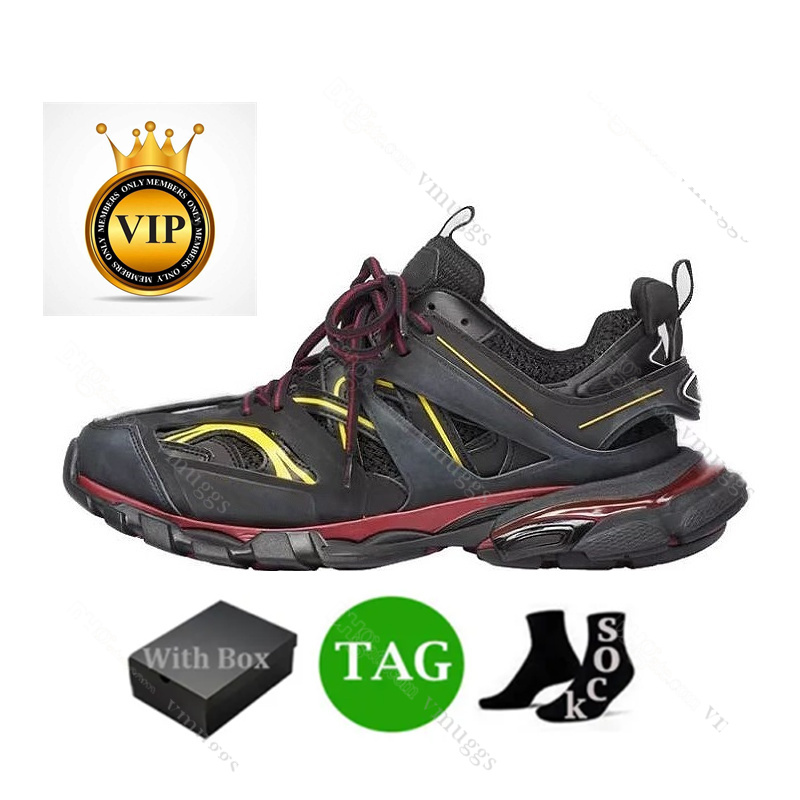 Designer Casual Shoe Track 3 3.0 Lyxmärket Tess.s. Gomma läder Trainer Nylontryckt Plattform Trippel vit svart Sneakers trainers Herr Damskor Dustbag
