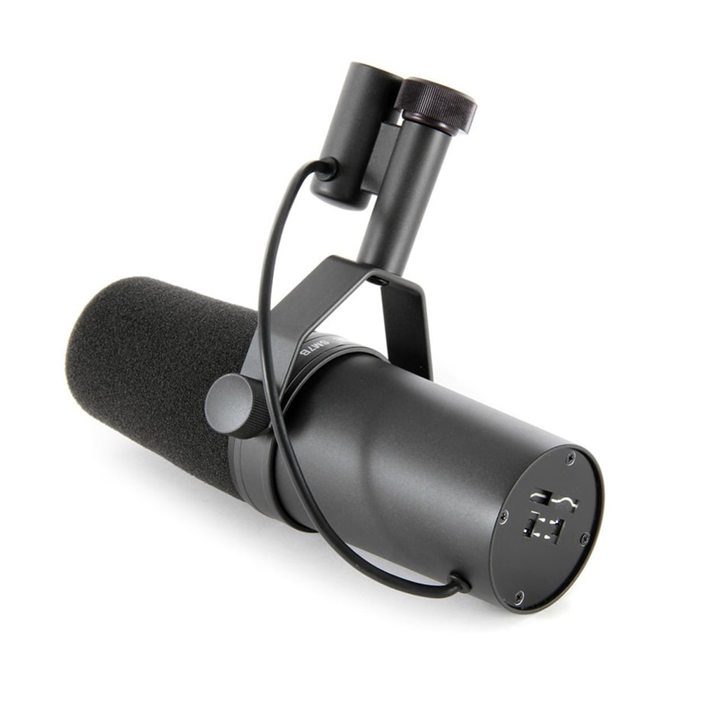 Microfone dinâmico cardióide de alta qualidade Sm7b 7B Studio Microfone de resposta de frequência selecionável para podcasting de gravação de palco ao vivo Shure