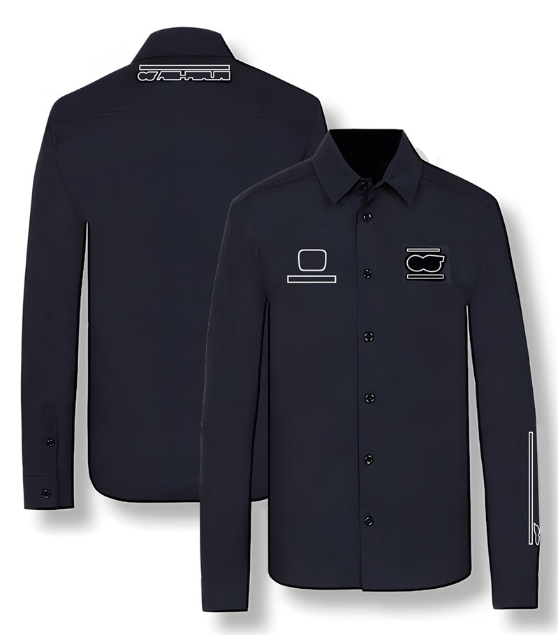2023 Ny F1 Racing Suit Långärmad skjorta Team Polo Shirt Anpassad skjorta Män och kvinnor Långärmad lapel Ny T-shirt