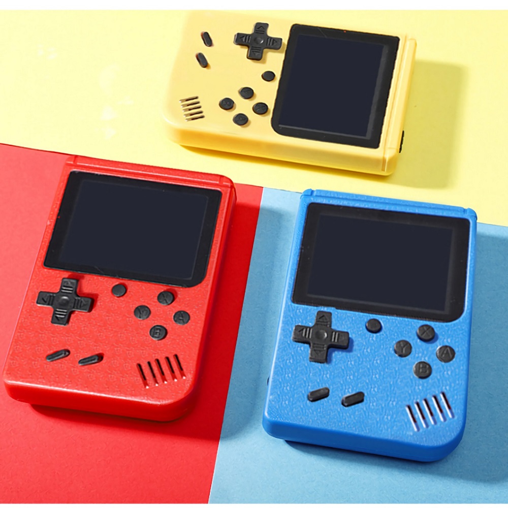 Mini podwójne przenośne gracze przenośne Console retro mogą przechowywać 400 gier 8 -bitowych kolorowych lcd