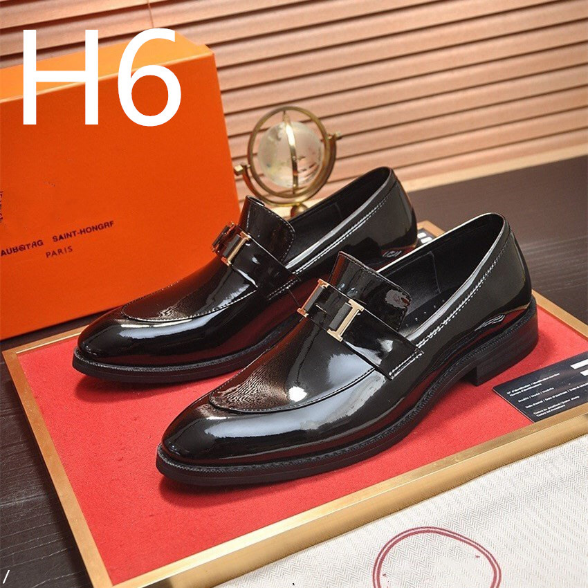 MM 38MODEL Slip Men Leather Dress Shoes Man Oxfords Lace-up Business Designer Luxury Dresses Men's Casual Shoes 2022 New Classic Mens Suits Shoe 33