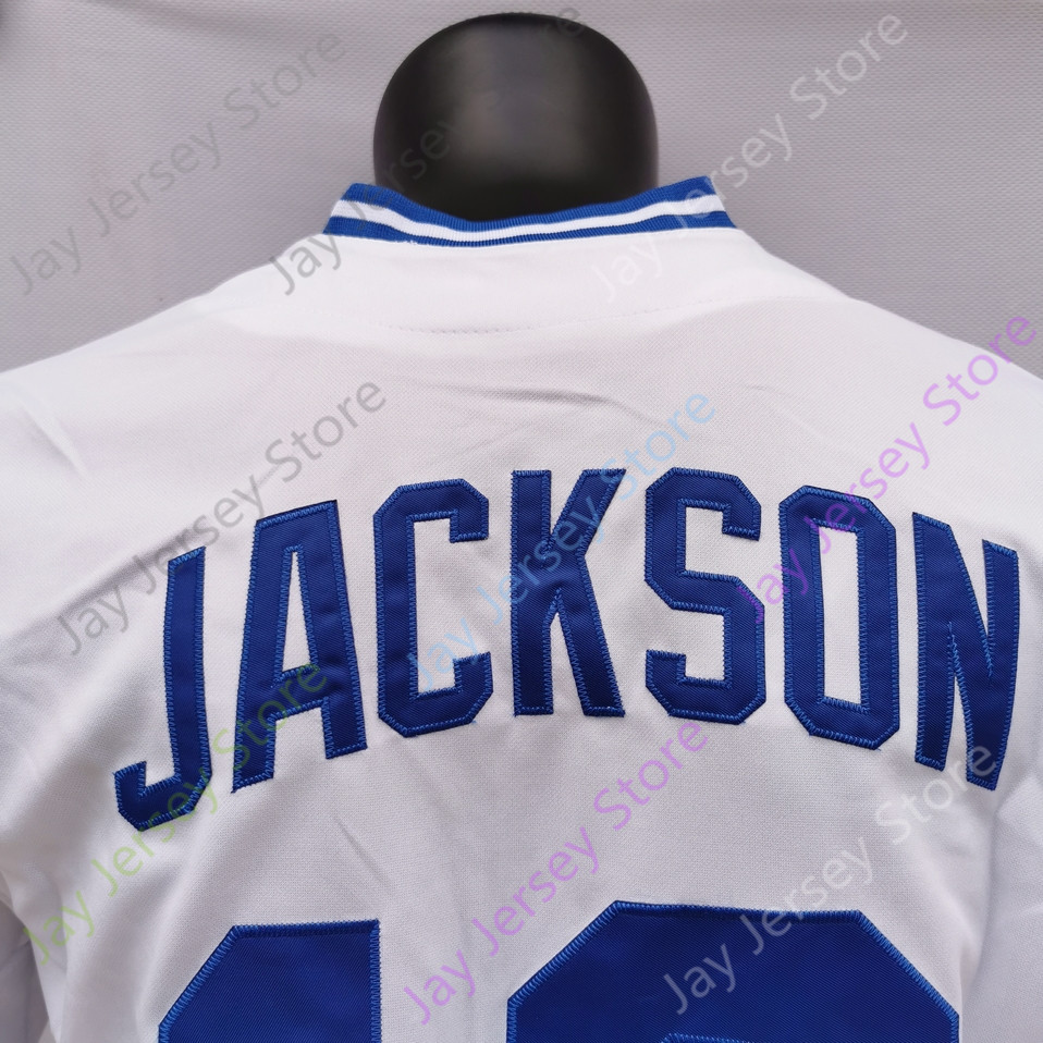 Bo Jackson Jersey 1989 ASG Patch 1985 Turn Back Mavi 1987 1989 1991 1993 Cooperstown Siyah İnce Çizgili Gri Beyaz Mavi Kazak Beden S-3XL