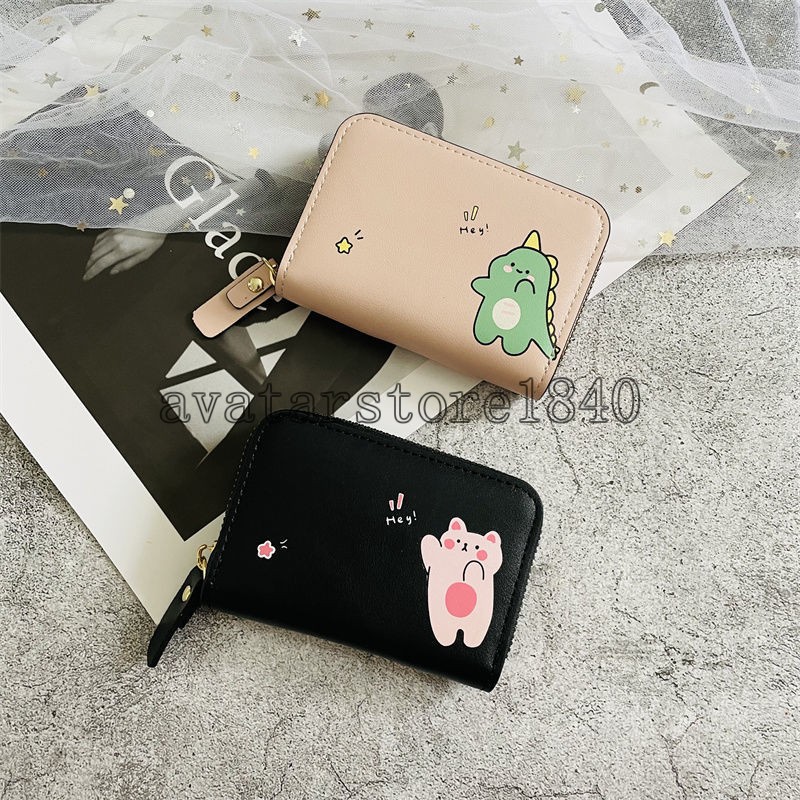 Cartoon Pu Функция 9 карт корпус Kawaii Business Bank Holder Pu водительская лицензия документ Document Bags Bags Credit Id Cards кошельки