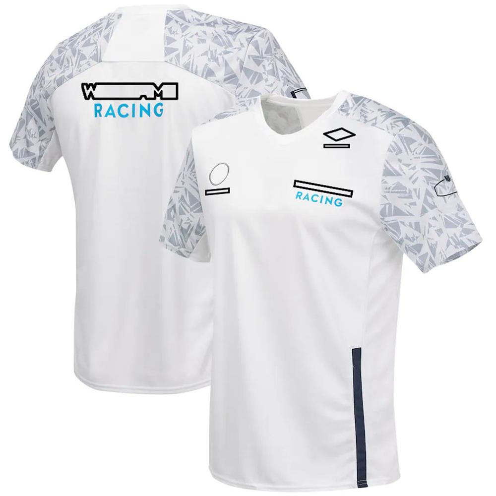 Camisetas masculinas F1 Team Camiseta Fórmula 1 Driver Manga Curta Polo Camisas Fãs de Corrida Verão Casual Camisa Respirável Jersey Plus Size Personalizado CY4M