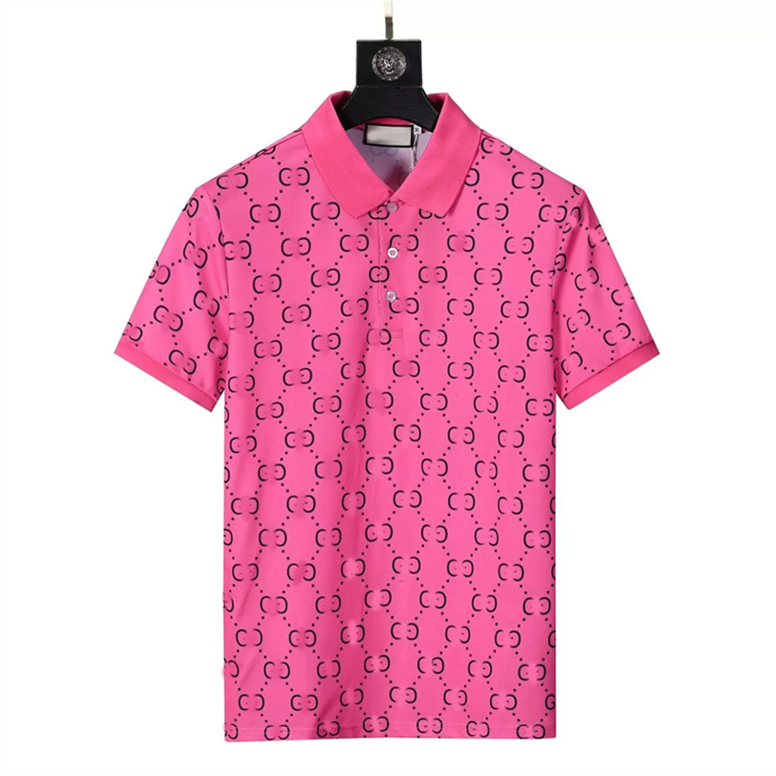 Lente Luxe Italië Mannen T-Shirt Designer Polo Shirts High Street Borduren kleine paard Afdrukken Kleding Heren Merk Polo Shirt Shirt Revers korte mouw