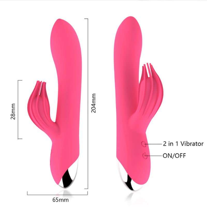 G Spot Vibrator Powerful Dildo Rabbit Vibrator for Women Clitoris Stimulation Massage Adult Sex Toys USB Rechargeable