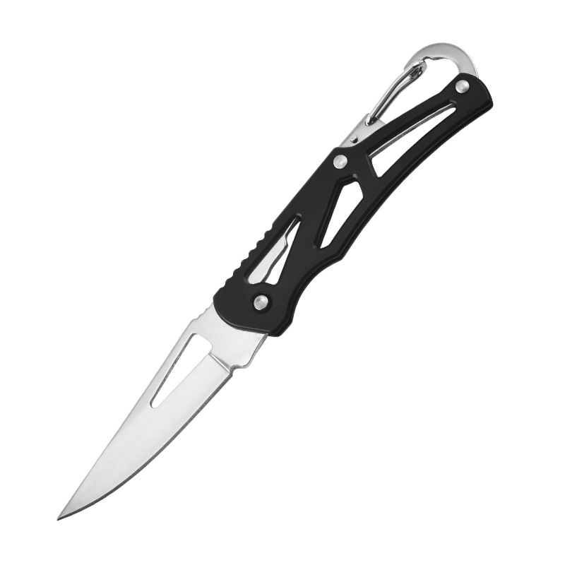 Multi Mixed Styles Small Knife Folding Blade Carabiner Pocket Knives Keyring Camping Tool EDC Cutter