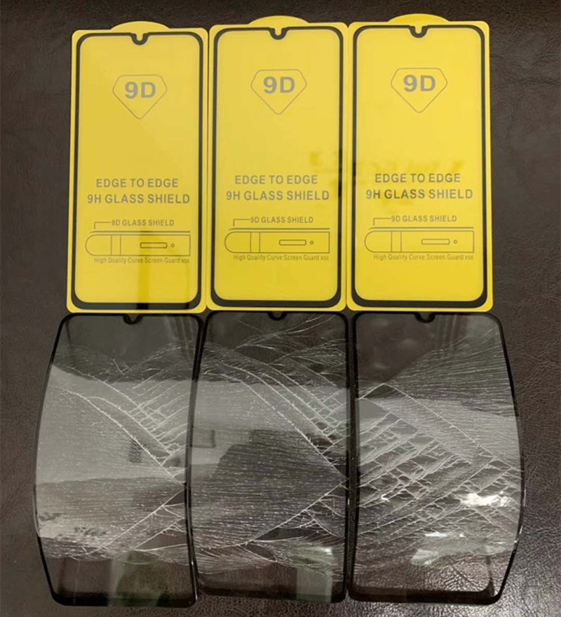 9D härdade glasskärmsskydd för Samsung Galaxy A14 5G A23 A53 A33 A13 A73 A12 A22 A32 A42 A52 A72 4G A04S A03S Full Cover Anti-Scratch Film med detaljhandelsförpackning