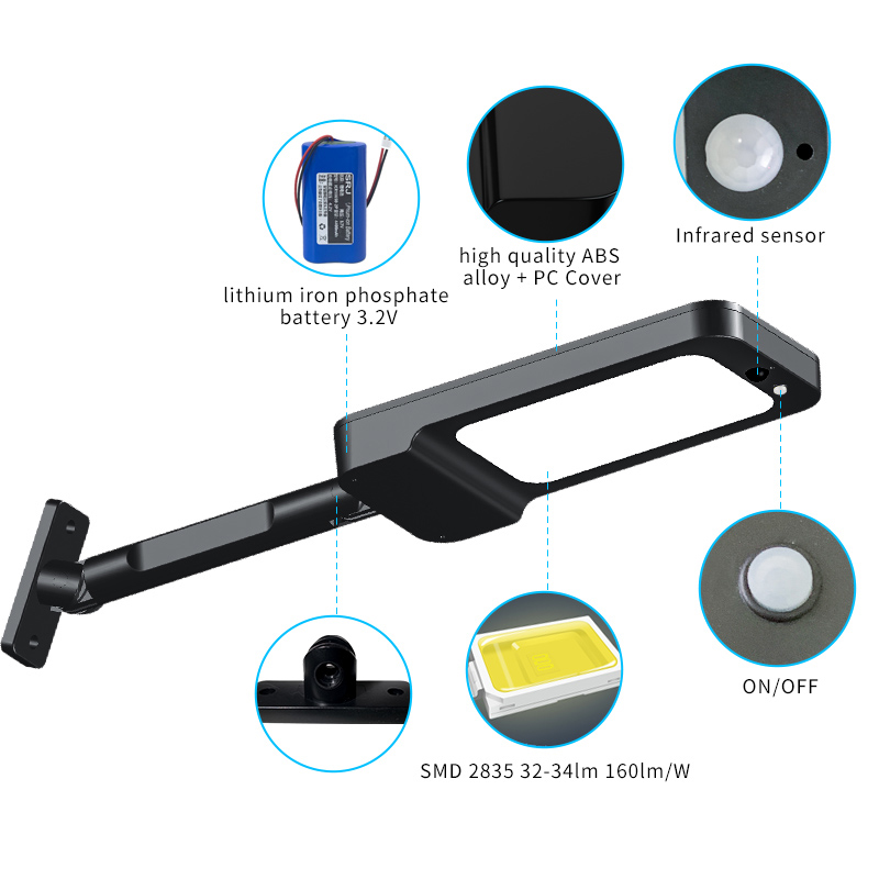 48LED 88LED Solar Wall Light