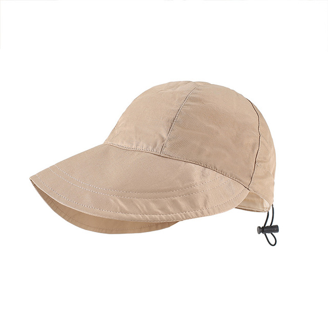 1 Pz Protezione solare a tesa larga Cappelli a secchiello Protezione UV da donna Cappello parasole con coulisse escursionismo Pesca Tennis