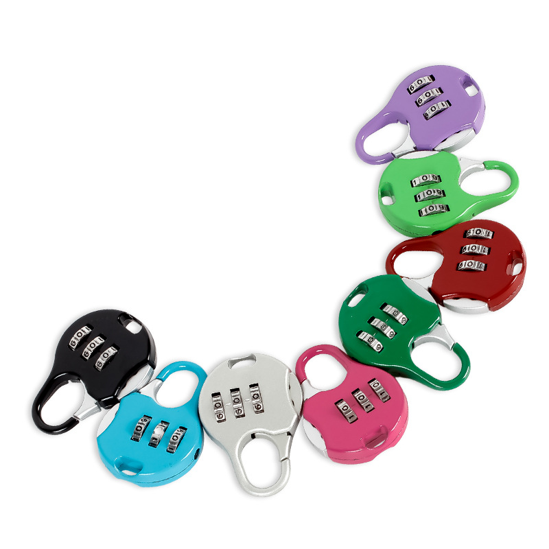 3 Siffra Siffriga lösenordskombinationslås Lage Metal Code Lock Travel Gym skåp Dh969