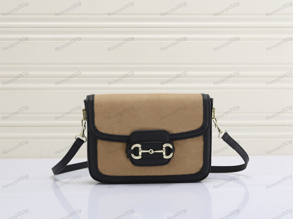 Schoudertas in reliëf zwart en abrikoos Designer clutch flap mode tas luxe klassieke kanaaltassen postbode portemonnees