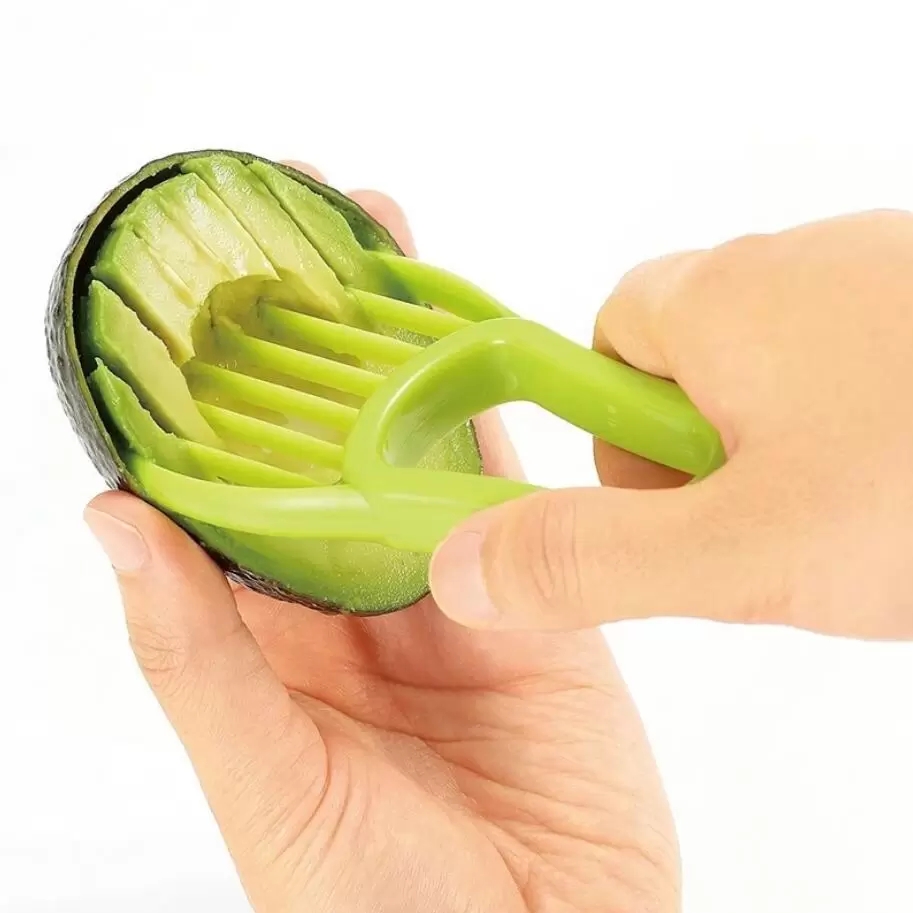 Fruit Tools Multi-function 3-in-1 Avocado Slicer Shea Corer Butter Peeler Fruit Cutter Pulp Separator Plastic Knife Kitchen Vegetable Tools