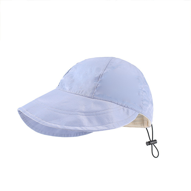 1 Pz Protezione solare a tesa larga Cappelli a secchiello Protezione UV da donna Cappello parasole con coulisse escursionismo Pesca Tennis