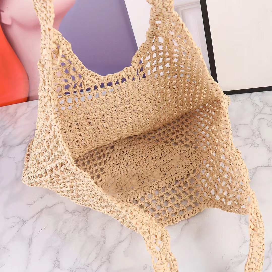51cm female Bags designers travel bahia grass hand shoulder bag milan brand embroidery trademark online shopping handbags woven high-capacity sunshine beach bag