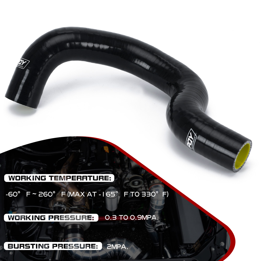 PQY-Silikonowy Zestaw węża chłodnicy dla K20-K24 swap EG EK CRX EF SOL Integra Civic Black Yellow PQY-LX1306-QY