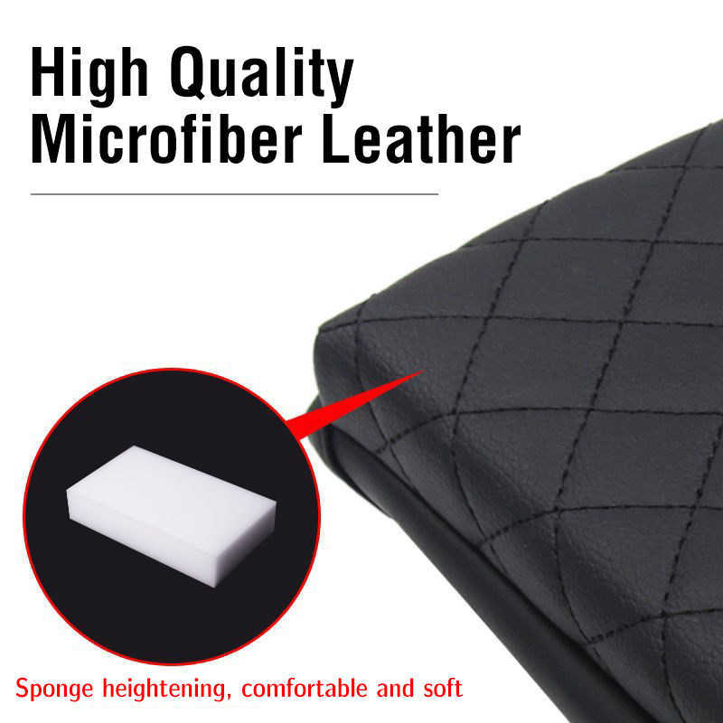 New Car Armrest Box Cover For Tesla Model 3 / Y PU Leather Armrest Pad Interior Modification Center Console Protector Accessories