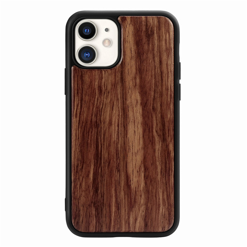 Capa traseira de madeira real para iphone 15 14 13 11 pro max samsung s23 s22 capa de telefone dura de madeira de bambu genuíno