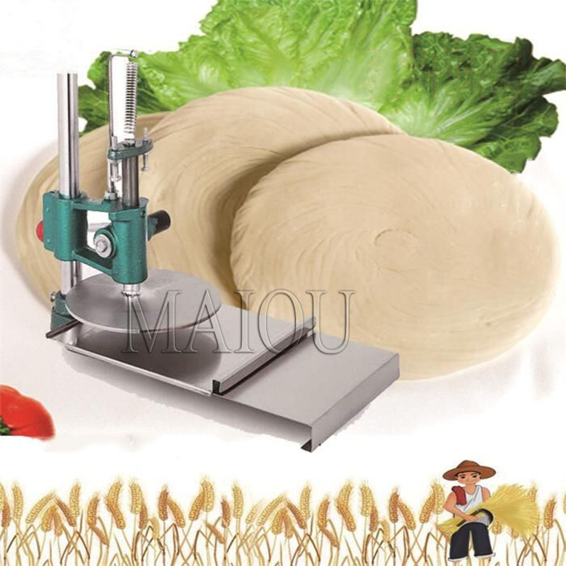 Handpresse für Pizzateig-Pressmaschine, Tortilla-Herstellungsmaschine, Pfannkuchenmaschine, Maschine für gebratene Entenkuchen-Pressmaschine