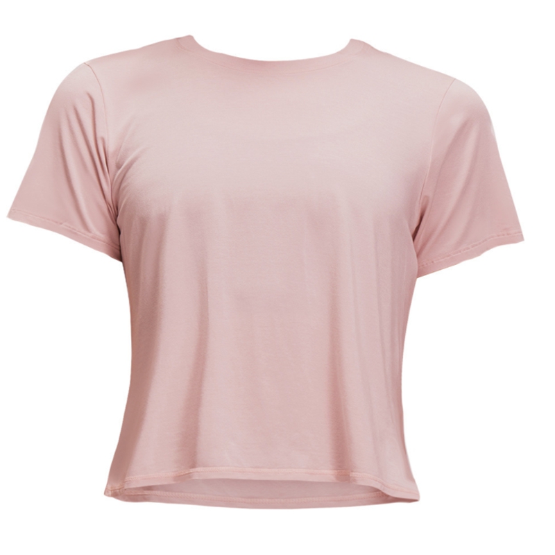 Roupa de ioga NWT Yogatwo Camiseta feminina Roupas de fitness Mulher Mulher Manga curta Camisas de ginástica de ginástica Active Wear Yoga Roupas Ladies ioga Round Neck No Logo