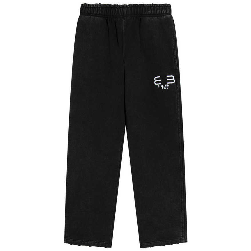 Vêtements pour femmes de créateurs 20% de réduction sur la chemise Différencier le marché Leggings de broderie de famille polyvalents de haute qualité Pantalons décontractés à jambe droite