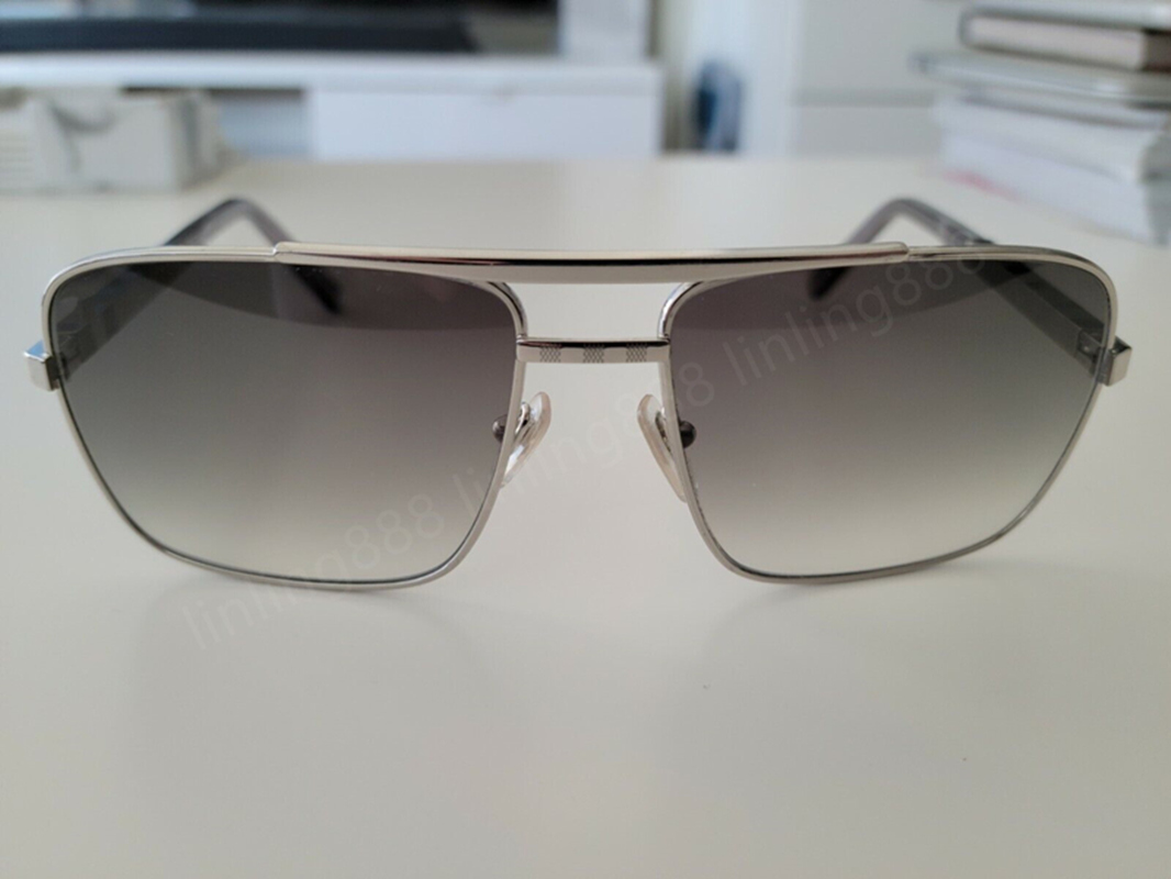 Солнцезащитные очки New Fodyer Sunglasses Mens Classic Attitude 0259 Металлическая квадратная рама Популярные ретро-авангардирующие открытые ультрафиолеты 400 100% УФ-защиты солнцезащитные очки