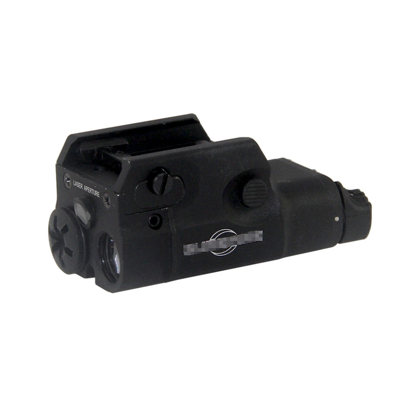 Tactical XC2 Pistol Light Ultra Compact LED Gun Light 200 Lumens Output Integriert mit roter Lasergewehr-Jagd-Taschenlampe