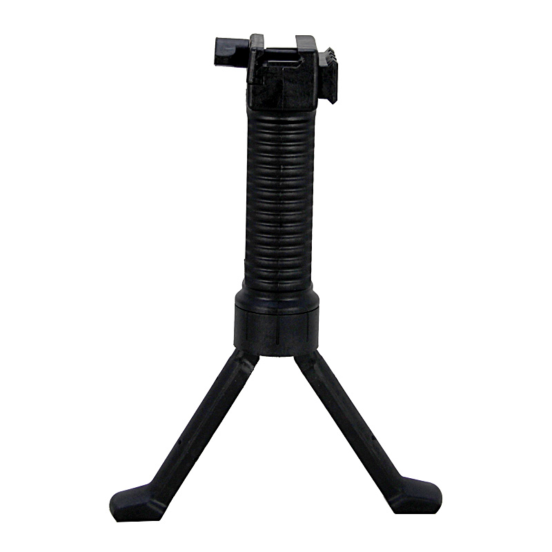 Fore Grip vertical tático com bipé retrátil Rifle de caça Foregrip Bipé Ajuste ergonômico Trilho Picatinny de 20 mm