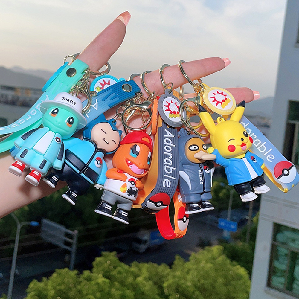 Wholesale88 Tipos Anime Key Ring Creative Backpack Pingente Ornamentos de férias pequenos presentes para o personagem de anime favorito das crianças