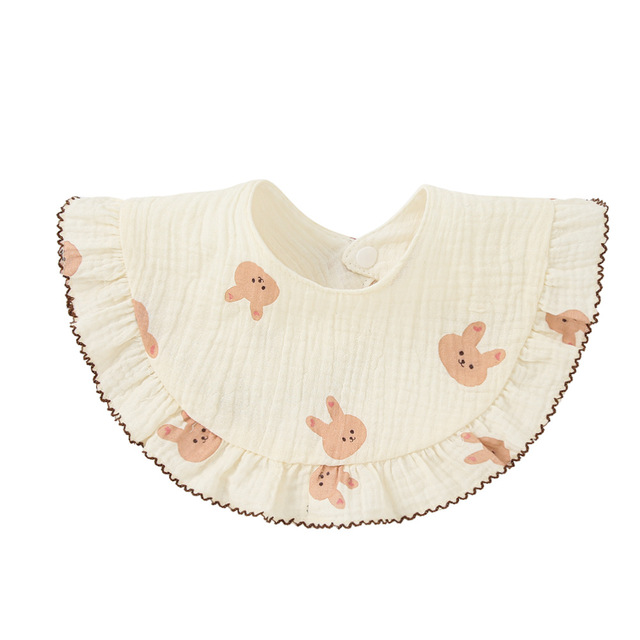 Nieuwe baby slabbetjes mousseline katoen bloemenprint baby