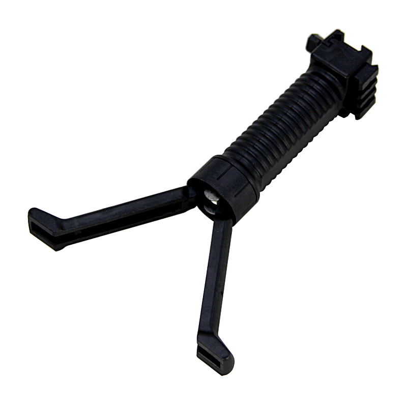 Tactical Vertical Grip with Retractable Spring Loaded Bipod Combine vertical fore-grip and bipod