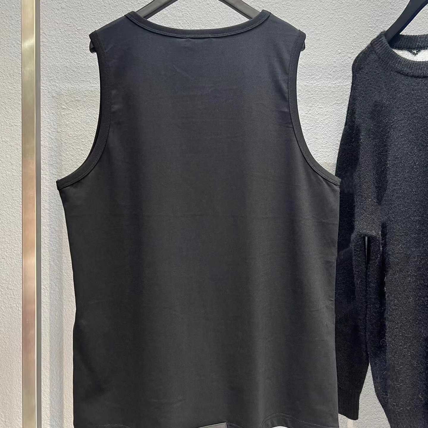 Vêtements pour femmes de créateurs 20% de réduction Premium Differentiated Market Edition T-shirt d'été sans manches House Solid Simple Loose Versatile Tank Top