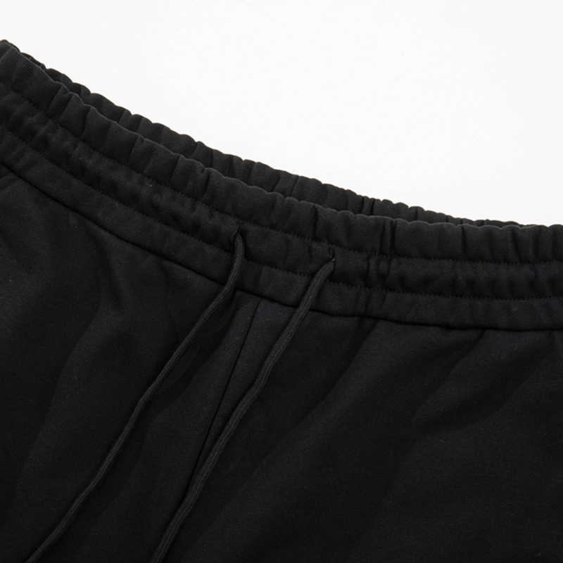 Lyxdesigner kvinnor t shirt skjorta shorts mjuk andningsbroderi hög version fem stycke butik rena byxor