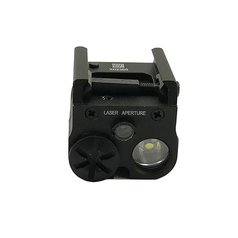 Taktisk XC2 Ultra Compact Pistol Light LED Vitt ljus med röd dot laserjakt LED -pistol ljus