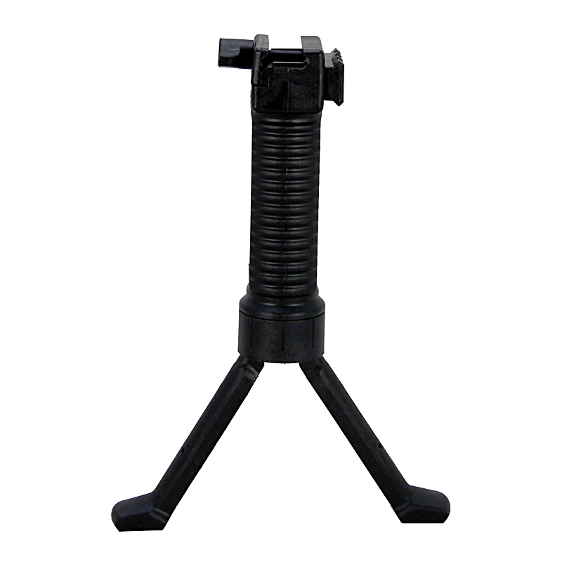 Tactical Vertical Grip with Retractable Spring Loaded Bipod Combine vertical fore-grip and bipod