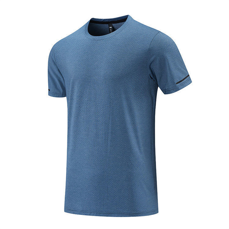 LL Designer Quick Dry T-Shirt Men's Sport Sweatshirt Sweatshirt Top Basketball Fitness Vest Half Sleeve Ice Silk Thin Model