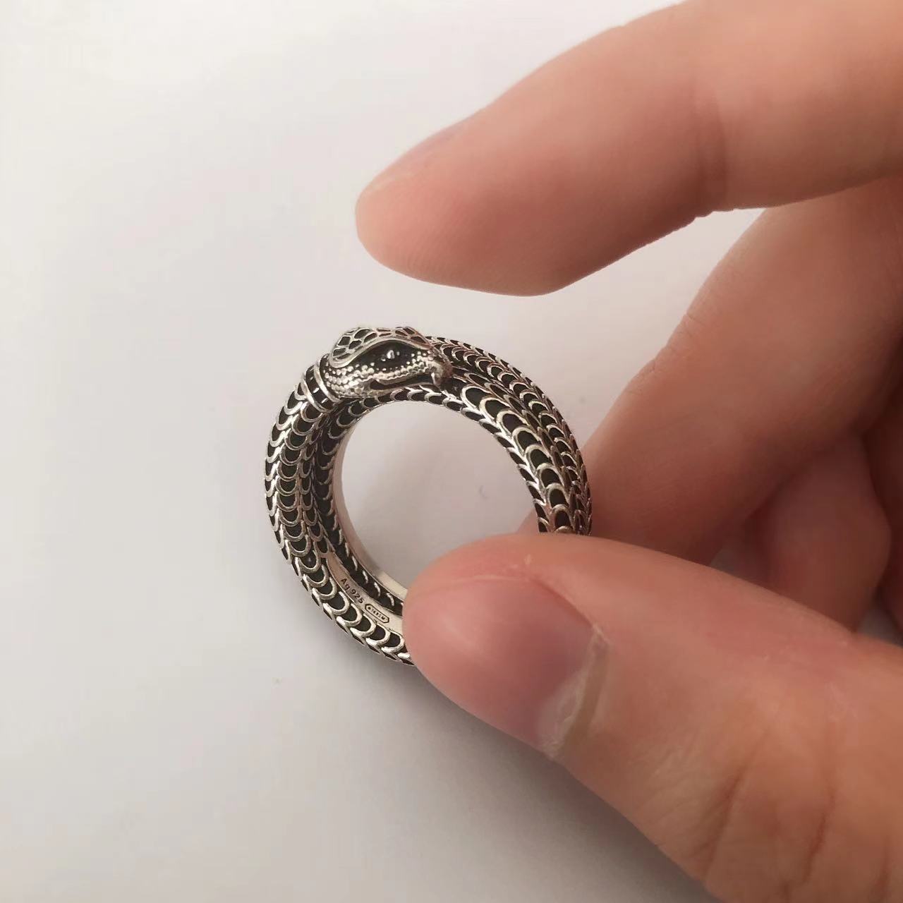 Дизайнерское кольцо для мужских женщин 925 Sliver Love Ring