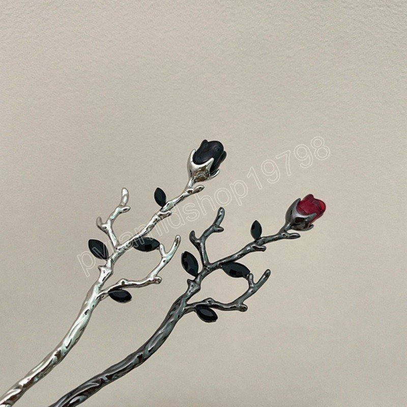 Vintage Chinese Style Hairpins Hair Stick Women Metal Flower Hair Fork Hair Chopsticks Woman Girls Jewelry Accessories