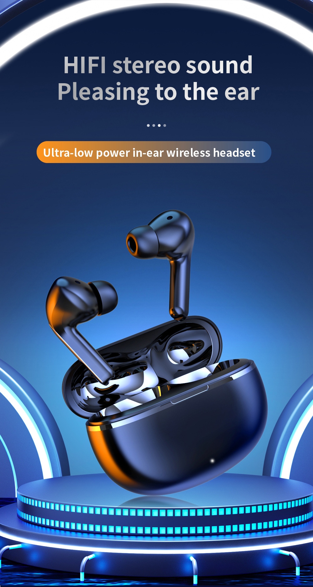 True Wireless Bluetooth -headset Gift Muziek Gaming Bluetooth -headset TWS -headset