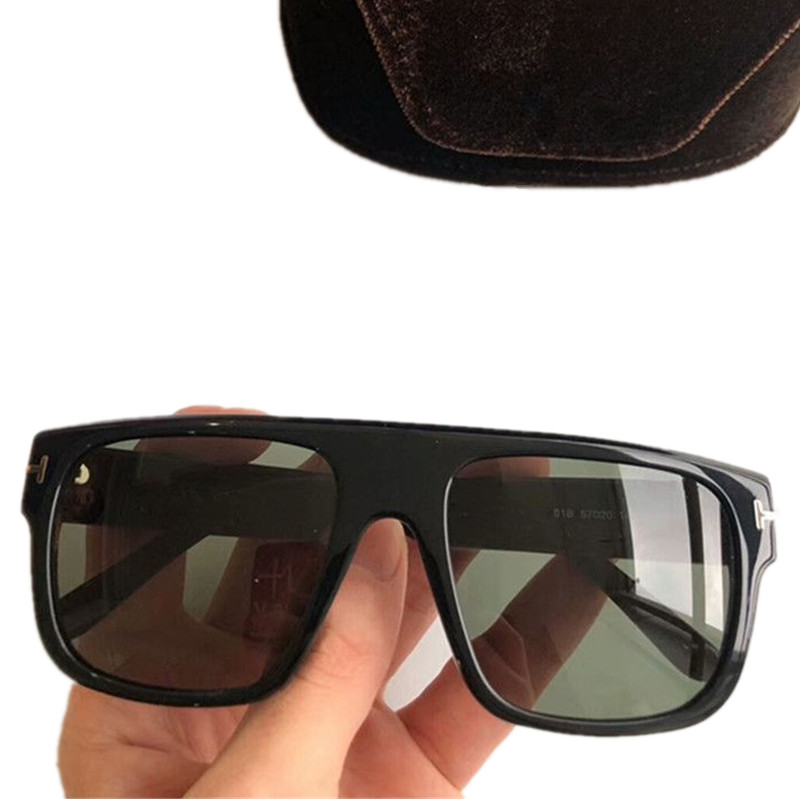 2023 Överdimensionerad unisex699T Pure-Plank Driving Solglasögon 57-20-145UV400 RETRO-VINTAGE STOR SQUARE SUNGLASSES FULL SET CASE318G