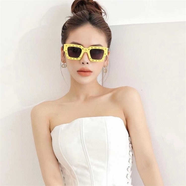 Fashion OFF W sunglasses high quality 22 fashion brand off Sunglasses style white hollow out design ins net red same men's and women's