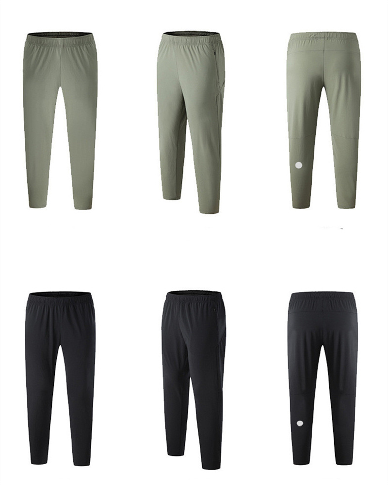 LL Pantaloni sportivi il tempo libero Pantaloni da corsa larghi traspiranti elastici stile uomo Pantaloni sportivi ad asciugatura rapida Disponibili