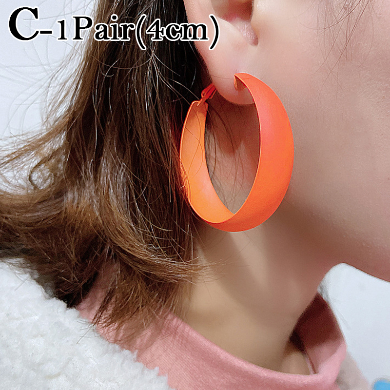 Coréen déclaration cercle forme boucles d'oreilles pour femmes couleur bonbon acrylique géométrique cerceau boucles d'oreilles mignon mode oreille bijoux cadeaux 2023
