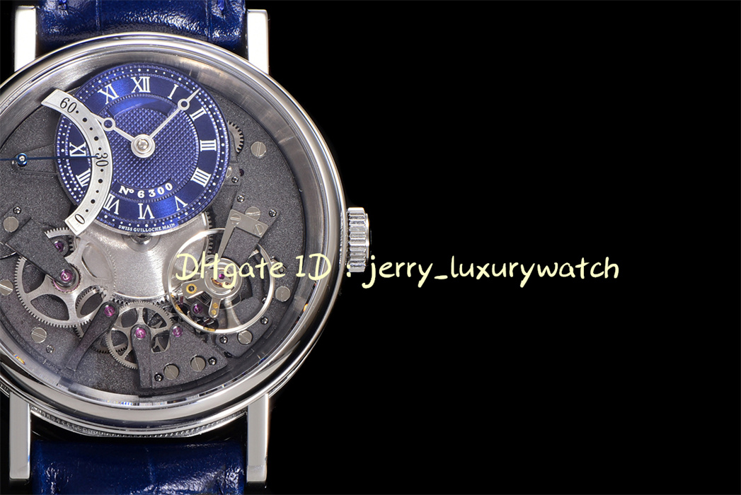 ZF 7097 Tradition Helautomatisk omvänd Jump Second Hand Luxury Men's Watch, 505 SR1 Mechanical Movement 40mmx11.65, Gold