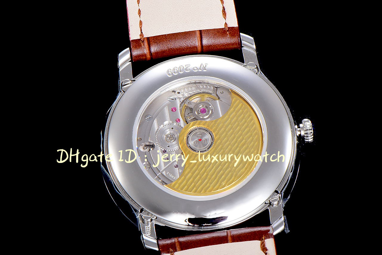 OM 6654 Villeret Perpetual Calendar Luxury Men 's Watch Cal.6654 316L Fine Steel Case 40mm.silver White One의 자동 기계적 움직임