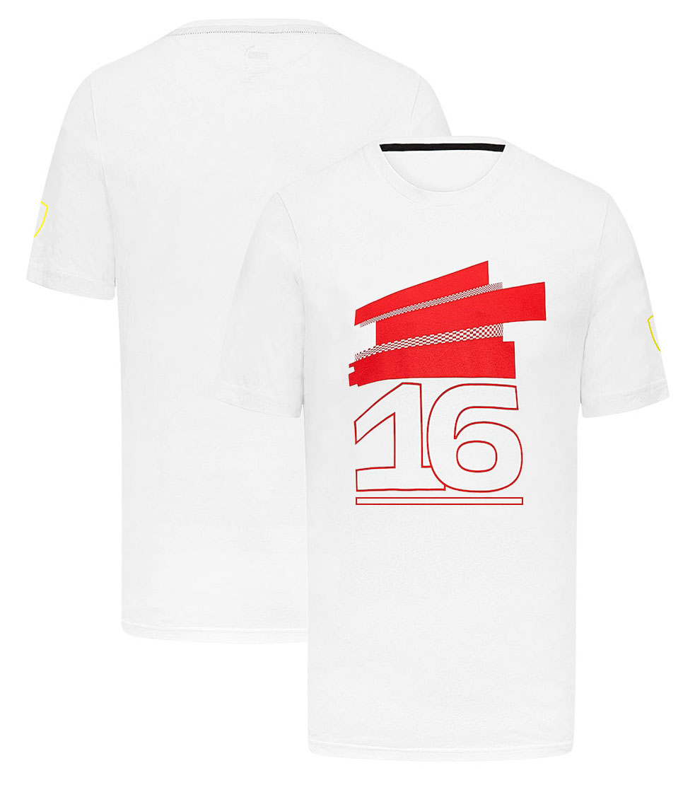 2023 F1 Camiseta Fórmula 1 Red Team Racing Camisetas Driver Fãs Moda Casual Camiseta de manga curta Camiseta esportiva de verão Camiseta