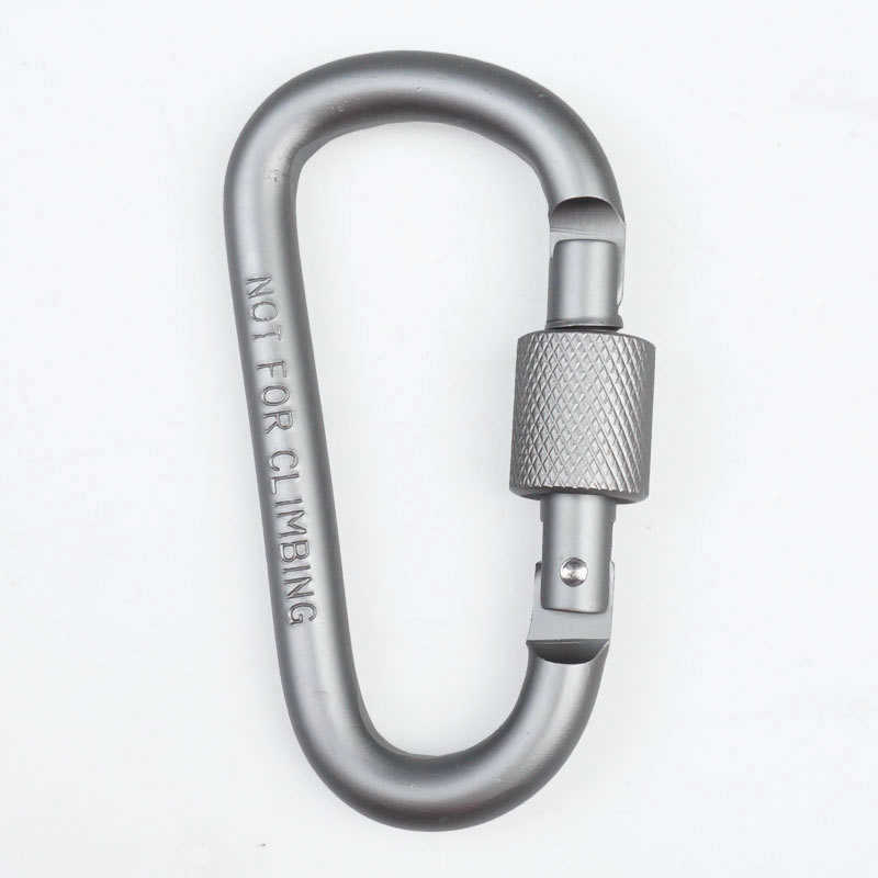 Carabiners Aluminiumlegierung Bunte Karabiner Sicherheitsschnallen Outdoor-Sportflaschen Rucksack Schlüsselanhänger Kletterknopf Wanderhaken #8 P230420