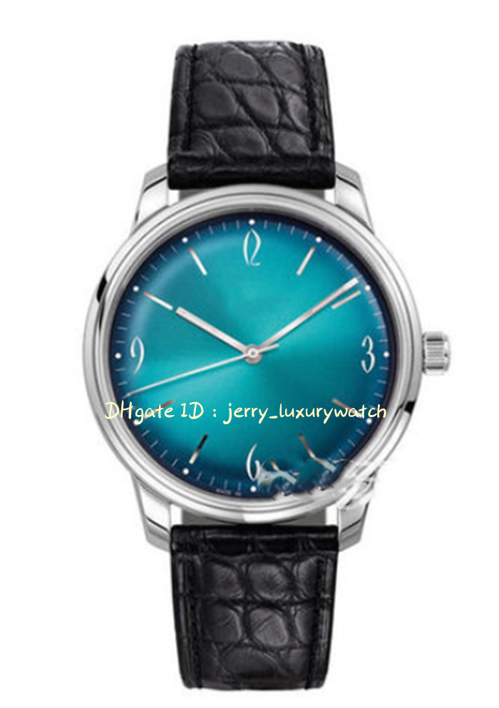 YL 1-39-52 Orologio da uomo di lusso VINTAGE Cal.39-52 Movimento meccanico completamente automatico personalizzato, 39 mm, super luminoso al buio, cinturino in pelle di vitello